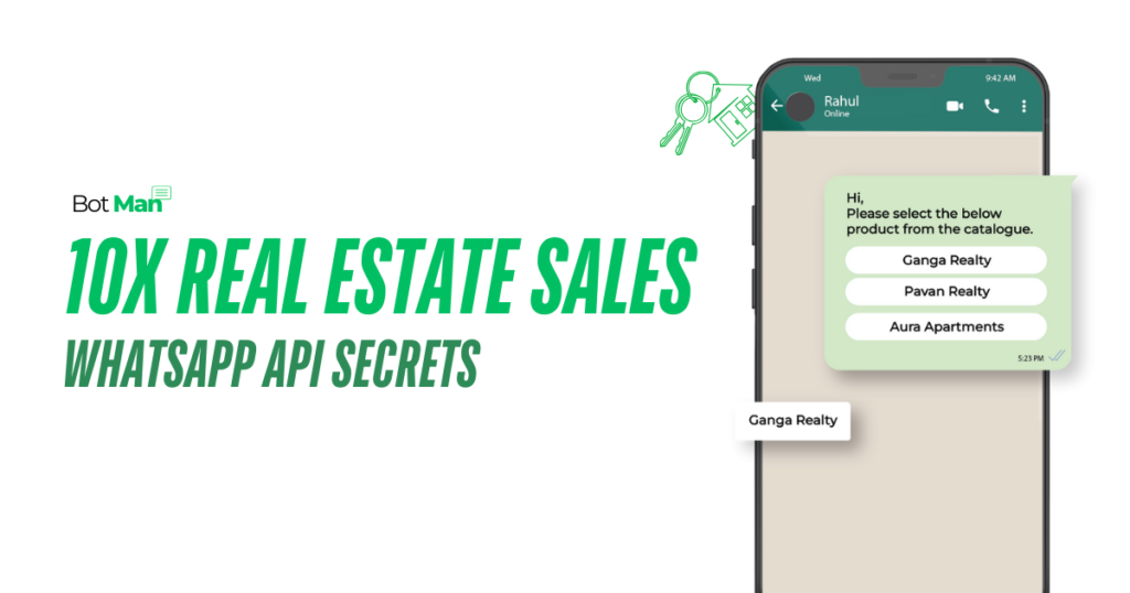 10x Real Estate Sales WhatsApp API secrets