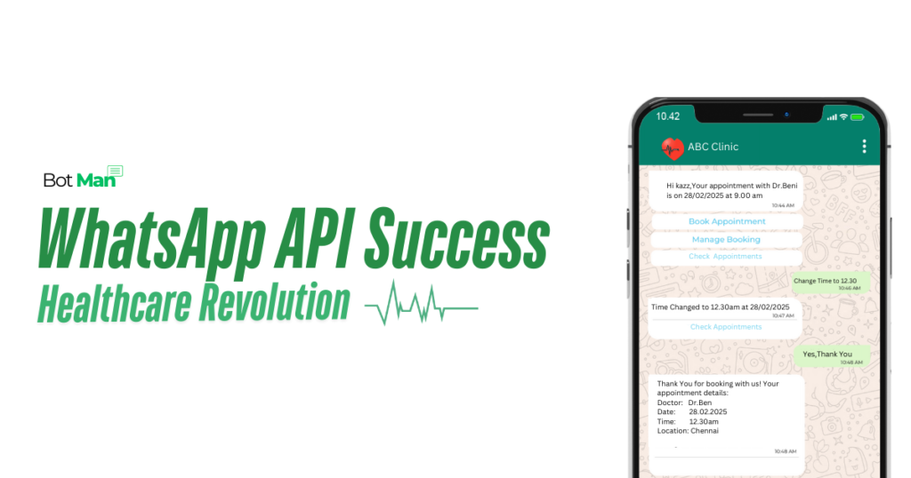 whatsapp API Success healthcare revolution