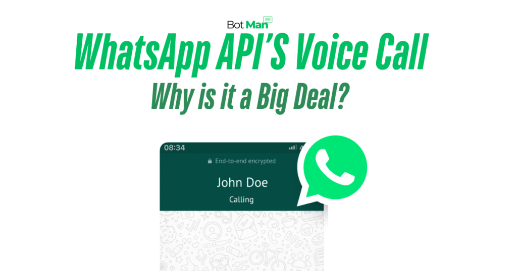 Whatsapp api's voice all why is it a big deal